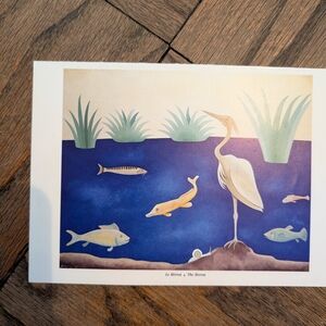 Air France Meno/Book With Poem By Jean de La Fontaine